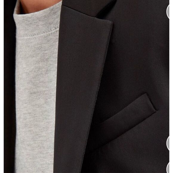 Everlane The Italian GoWeave Black Classic Blazer size 6 Wool - Picture 12 of 12